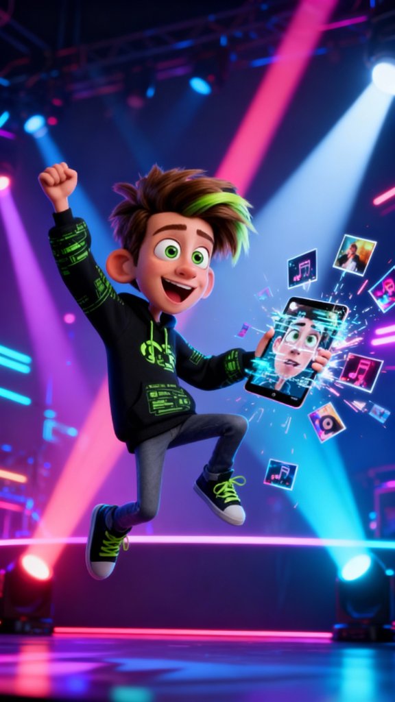 Курс штучного інтелекту для дітей Smartum – студент створює кліп з використанням ChatGPT та нейромереж